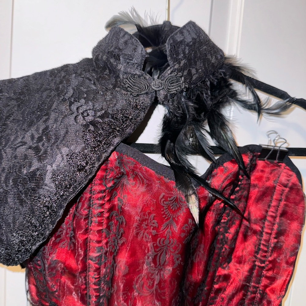 Goth inspired dress. Unique style!